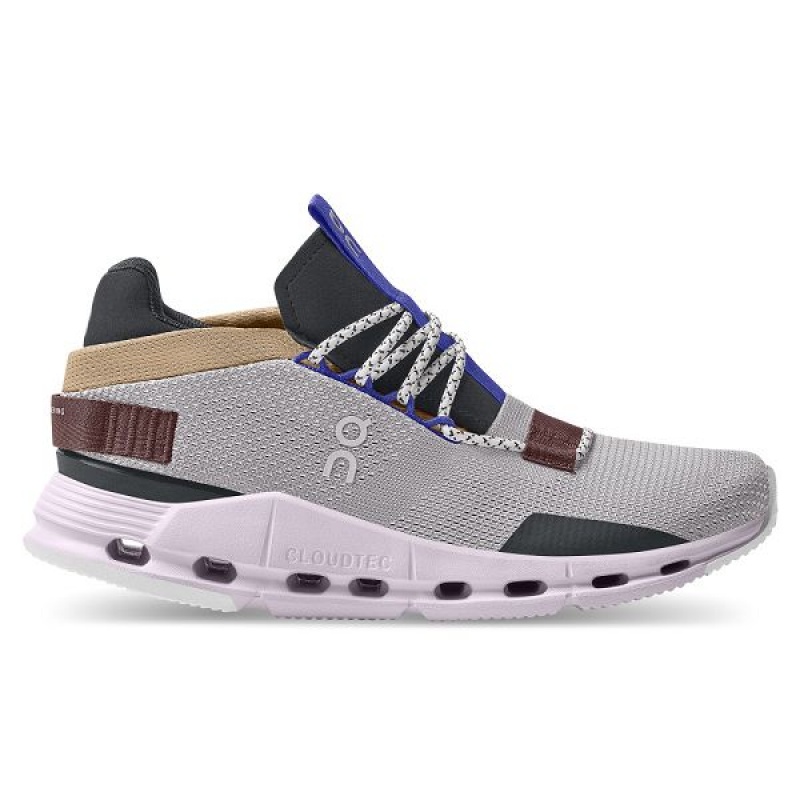 Women\'s On Running Cloudnova Sneakers Grey | 2365490_MY