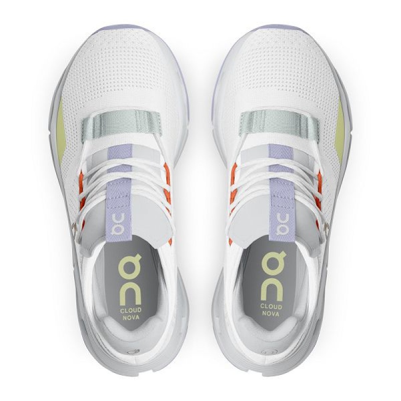 Women's On Running Cloudnova Sneakers White | 9753180_MY
