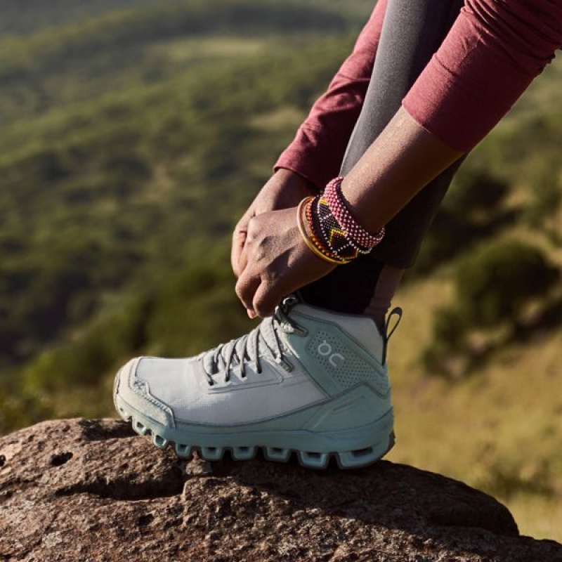Women's On Running Cloudridge Hiking Boots Grey | 7265890_MY