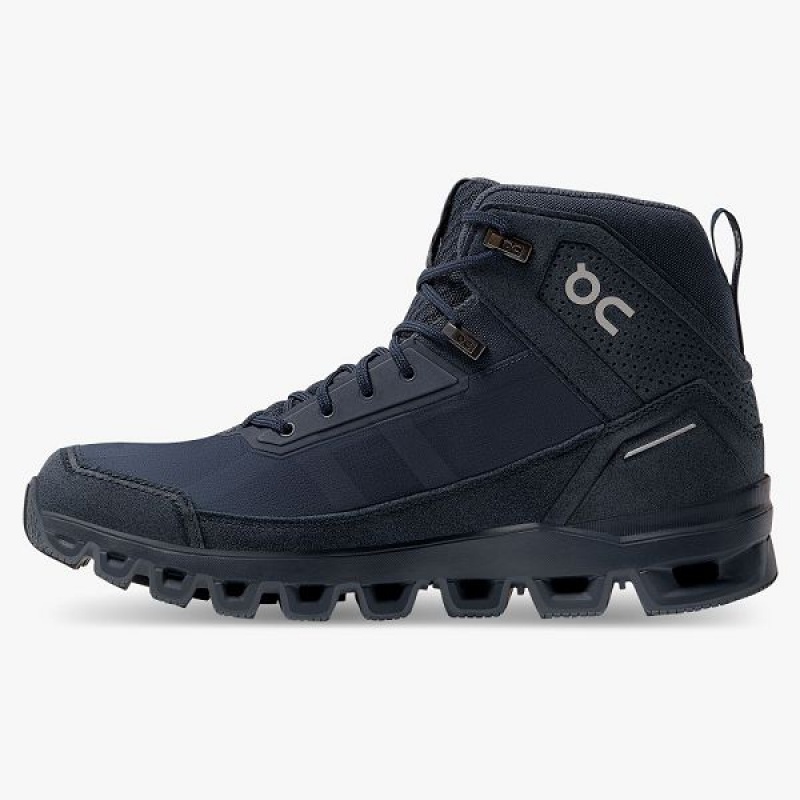 Women's On Running Cloudridge Hiking Boots Navy | 5946281_MY