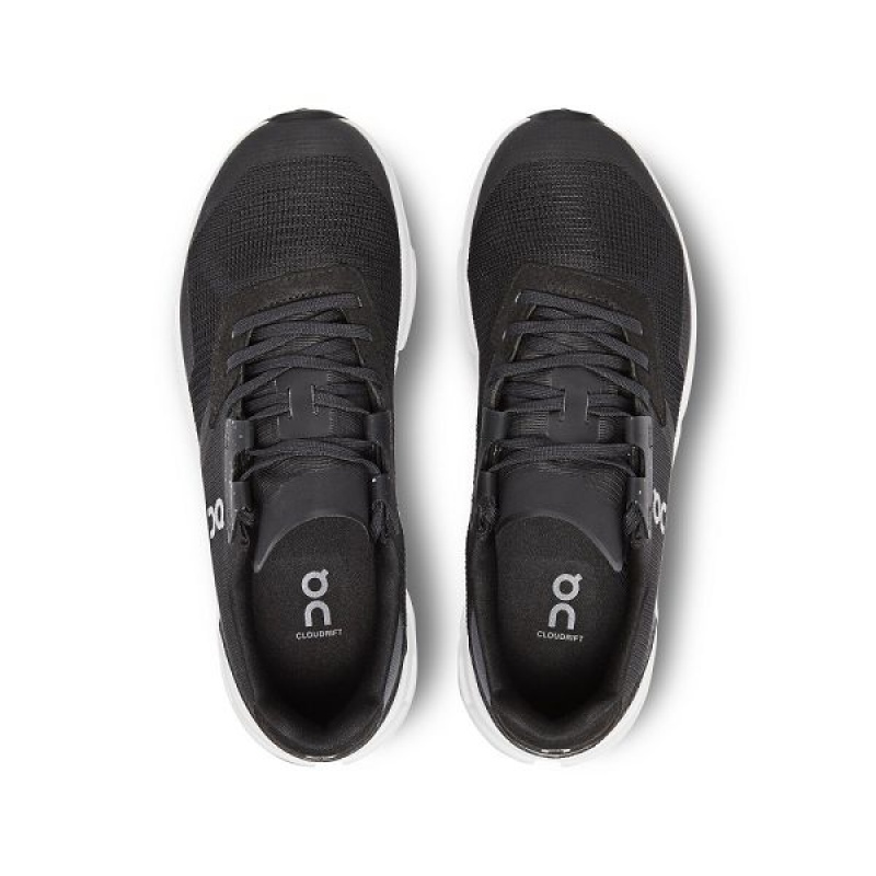 Women's On Running Cloudrift Sneakers Black / White | 7512643_MY