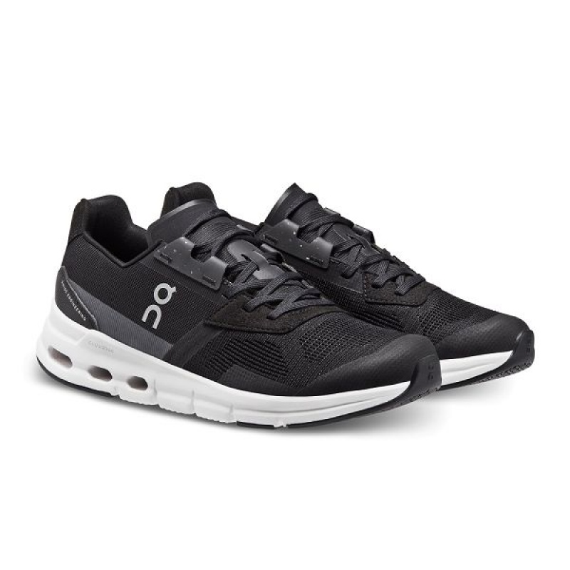 Women's On Running Cloudrift Sneakers Black / White | 7512643_MY