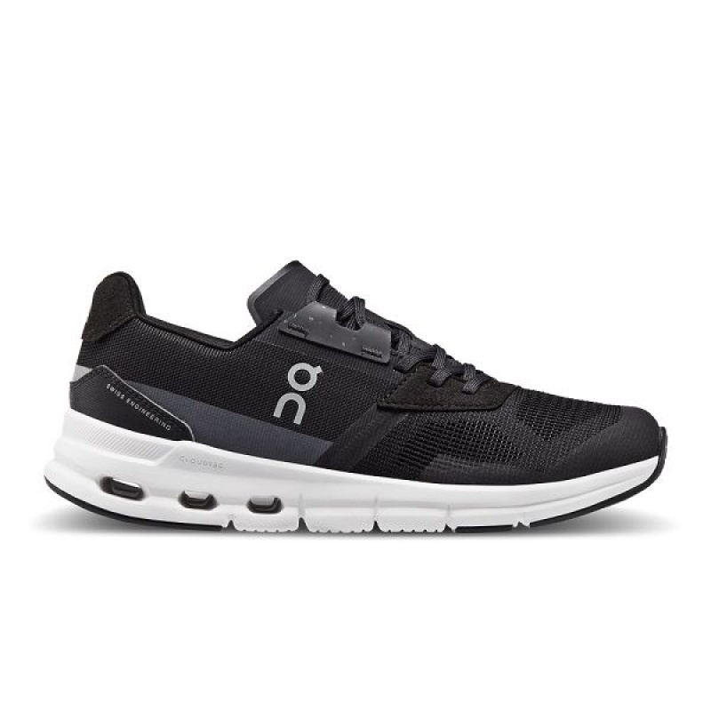 Women\'s On Running Cloudrift Sneakers Black / White | 7512643_MY