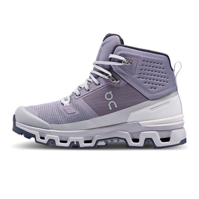 Women's On Running Cloudrock 2 Waterproof Hiking Boots Dark Grey | 1532497_MY