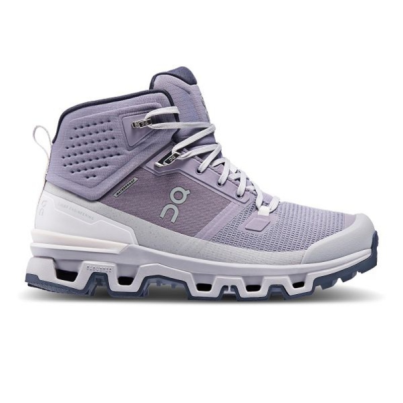 Women\'s On Running Cloudrock 2 Waterproof Hiking Boots Dark Grey | 1532497_MY