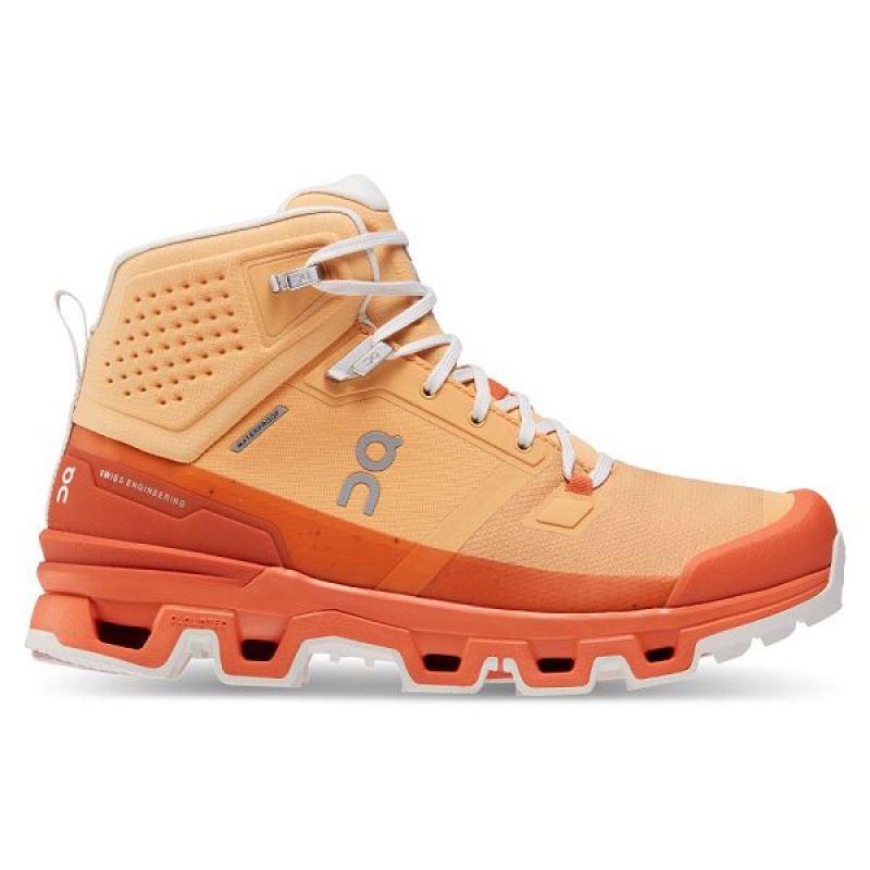 Women\'s On Running Cloudrock 2 Waterproof Hiking Boots Copper | 1823674_MY