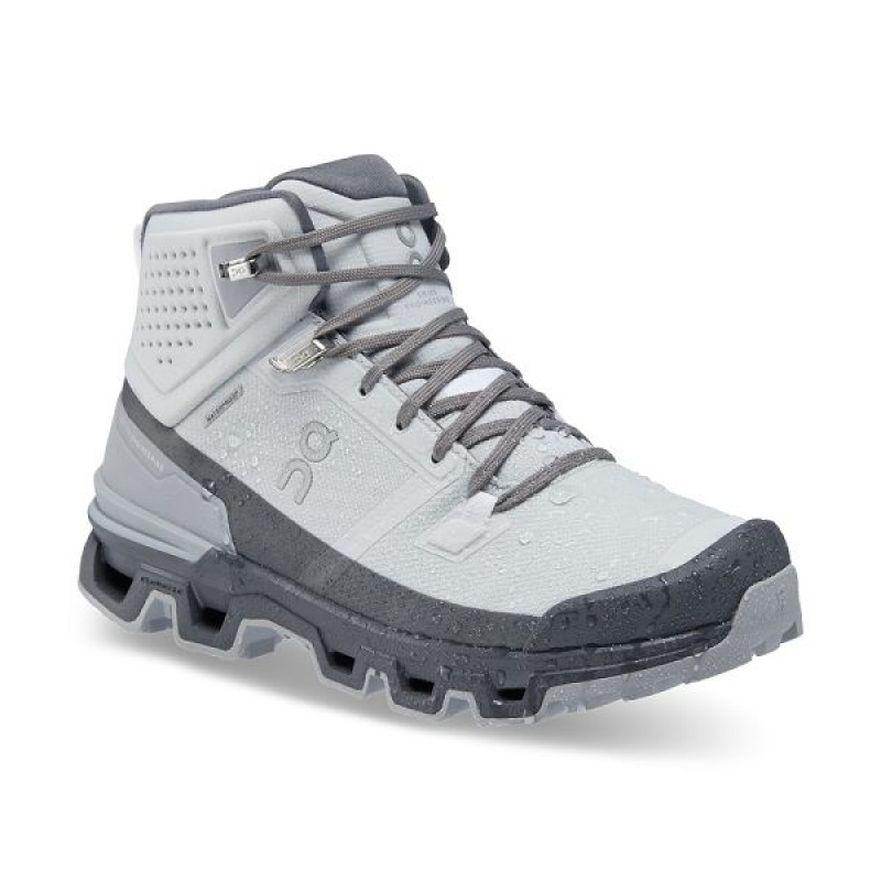 Women's On Running Cloudrock 2 Waterproof Hiking Boots Grey | 3051876_MY