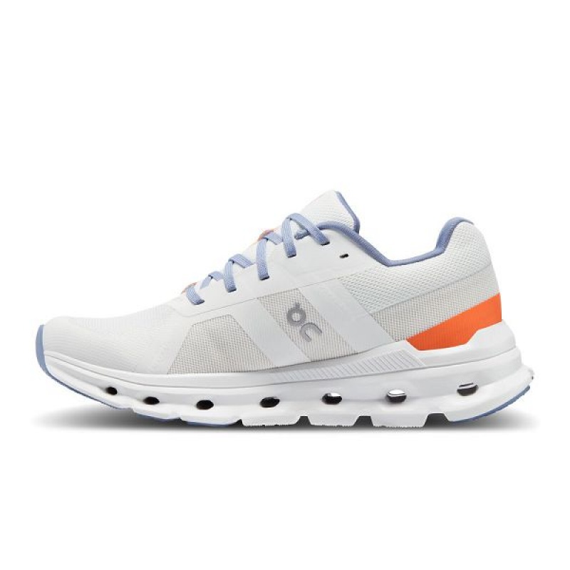 Women's On Running Cloudrunner Wide Road Running Shoes White | 1256483_MY