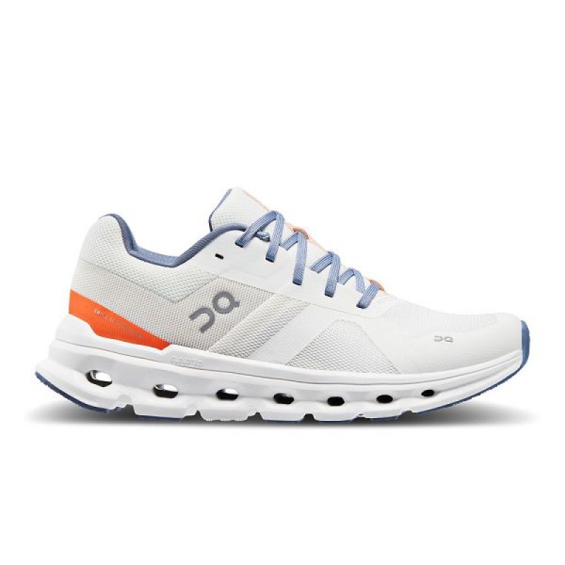 Women\'s On Running Cloudrunner Wide Road Running Shoes White | 1256483_MY