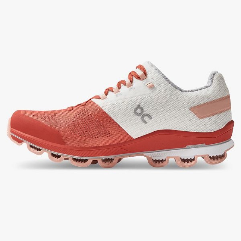 Women's On Running Cloudsurfer 6 Road Running Shoes Orange / Rose | 5932174_MY