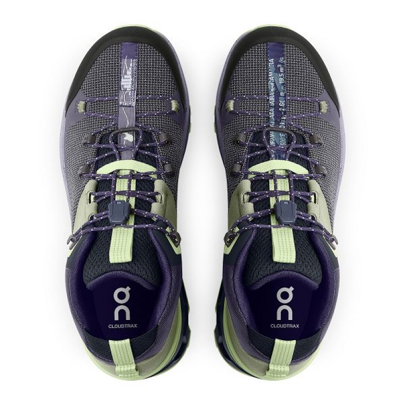 Women's On Running Cloudtrax Hiking Boots Green / Lavender | 568912_MY