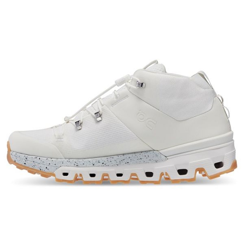 Women's On Running Cloudtrax Undyed Hiking Boots White | 2843561_MY