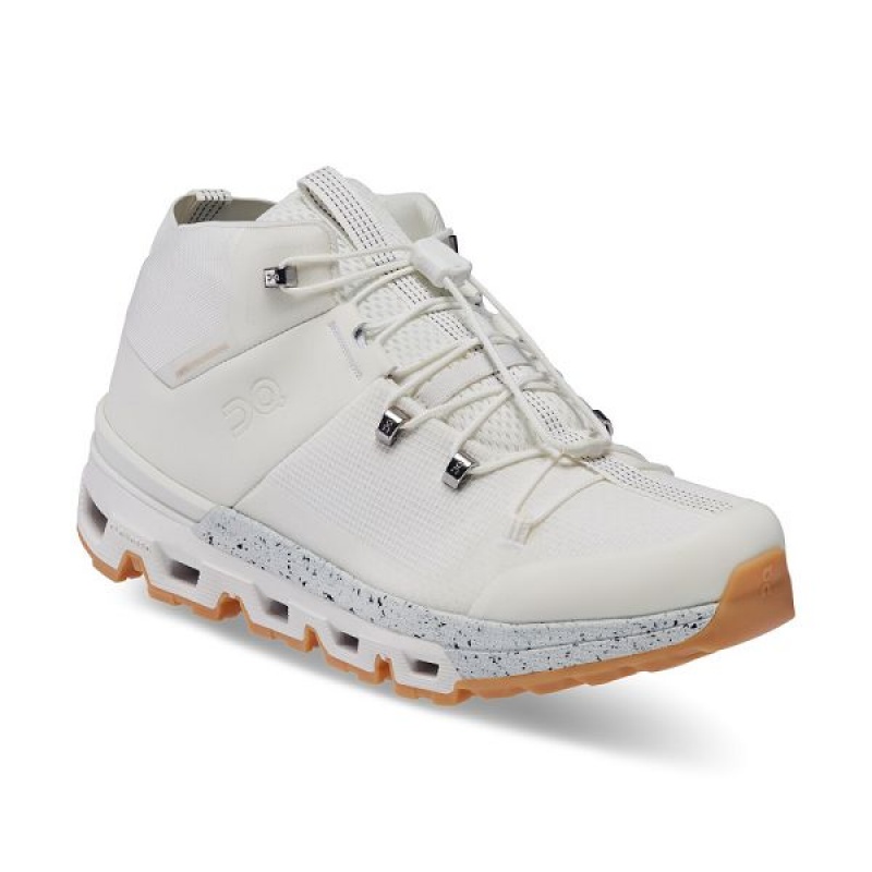 Women's On Running Cloudtrax Undyed Hiking Boots White | 2843561_MY