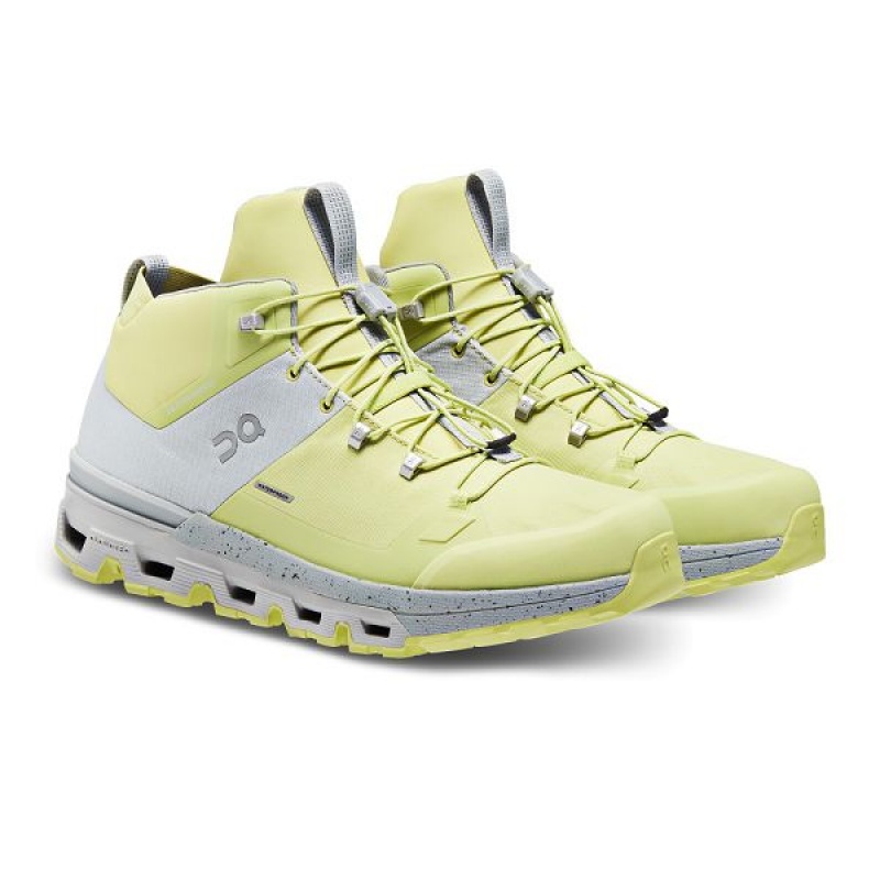 Women's On Running Cloudtrax Waterproof Hiking Boots Grey | 7815396_MY