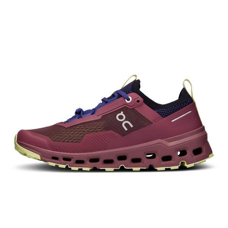 Women's On Running Cloudultra 2 Trail Running Shoes Burgundy | 8592437_MY