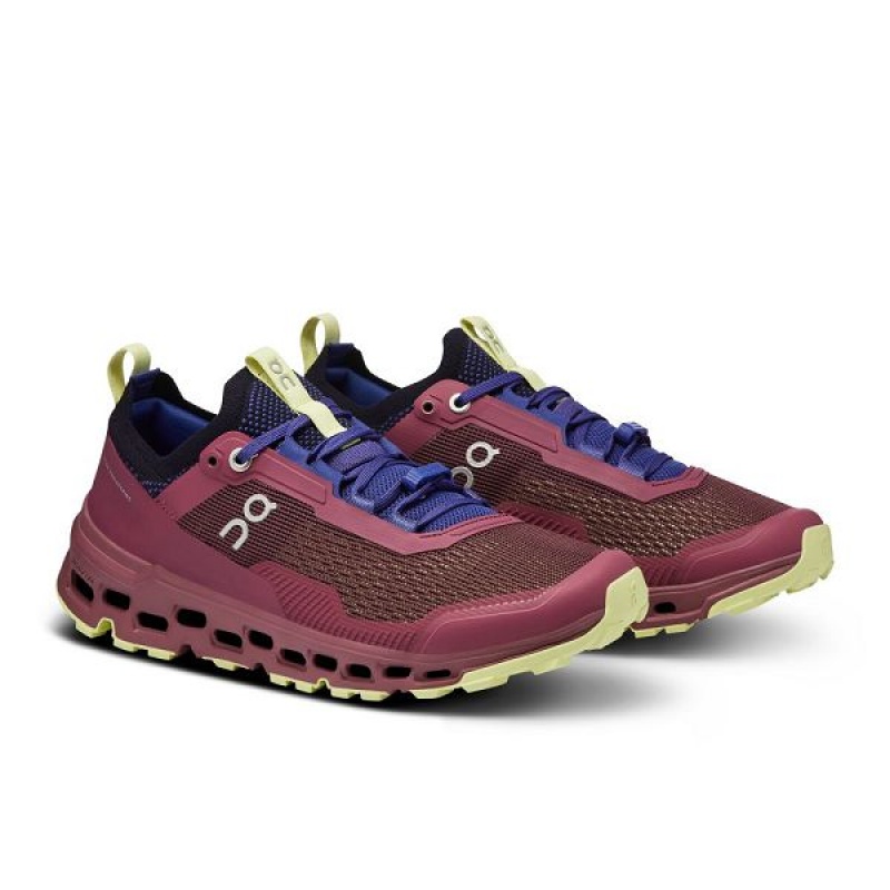 Women's On Running Cloudultra 2 Trail Running Shoes Burgundy | 8592437_MY