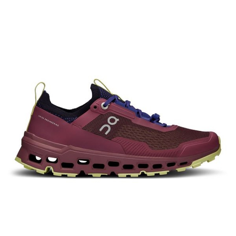 Women\'s On Running Cloudultra 2 Trail Running Shoes Burgundy | 8592437_MY