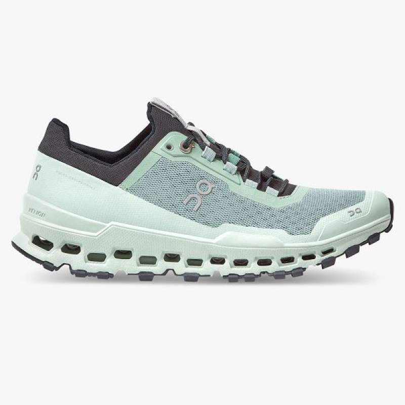 Women\'s On Running Cloudultra Hiking Shoes Green | 7210864_MY