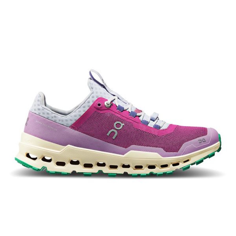 Women\'s On Running Cloudultra Hiking Shoes Pink | 4563827_MY