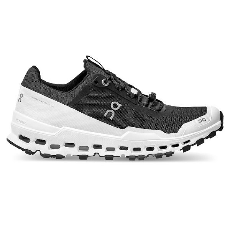 Women\'s On Running Cloudultra Trail Running Shoes Black / White | 9176805_MY