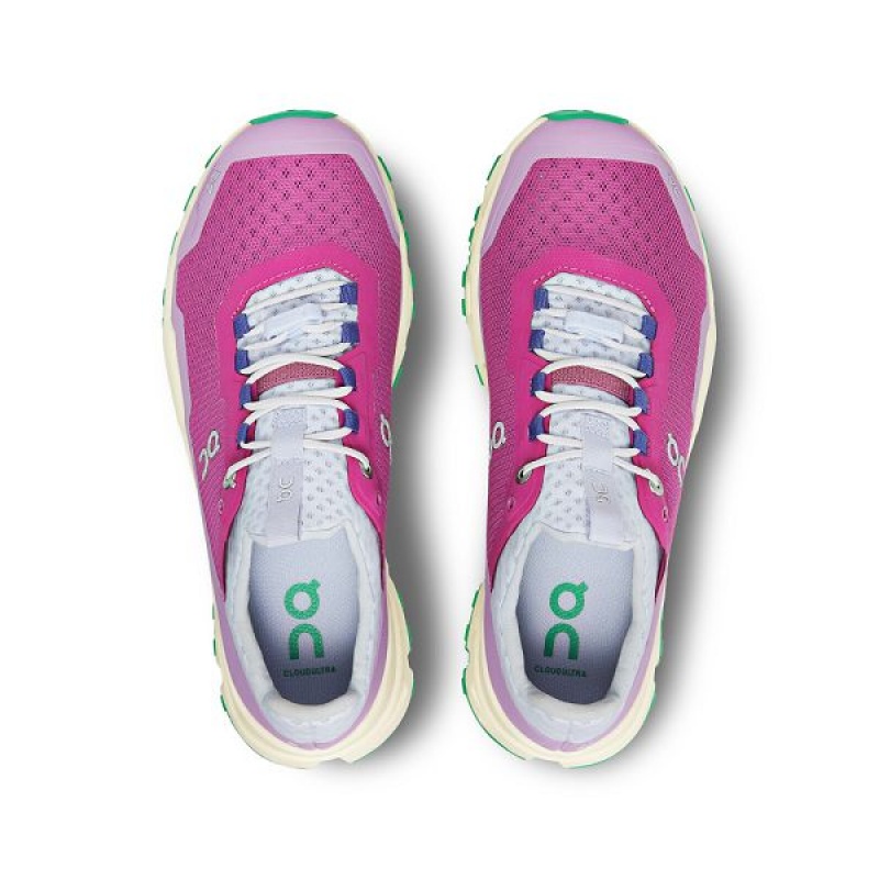 Women's On Running Cloudultra Trail Running Shoes Pink | 4138927_MY