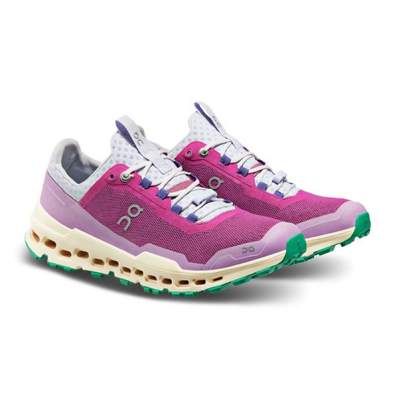 Women's On Running Cloudultra Trail Running Shoes Pink | 4138927_MY