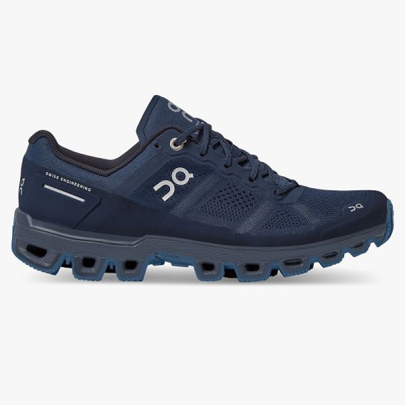 Women\'s On Running Cloudventure 2 Hiking Shoes Navy | 416258_MY