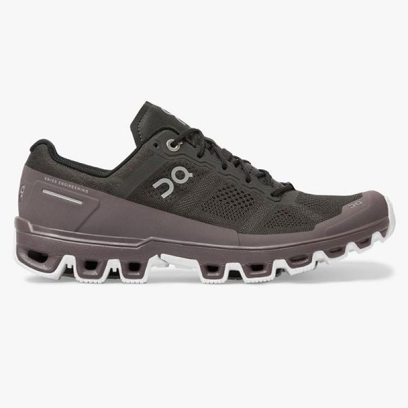 Women\'s On Running Cloudventure 2 Hiking Shoes Grey / Purple | 5816732_MY