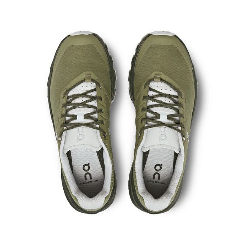 Women's On Running Cloudventure Hiking Shoes Olive | 9057643_MY