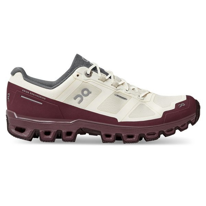 Women\'s On Running Cloudventure Waterproof 2 Hiking Shoes White | 973154_MY