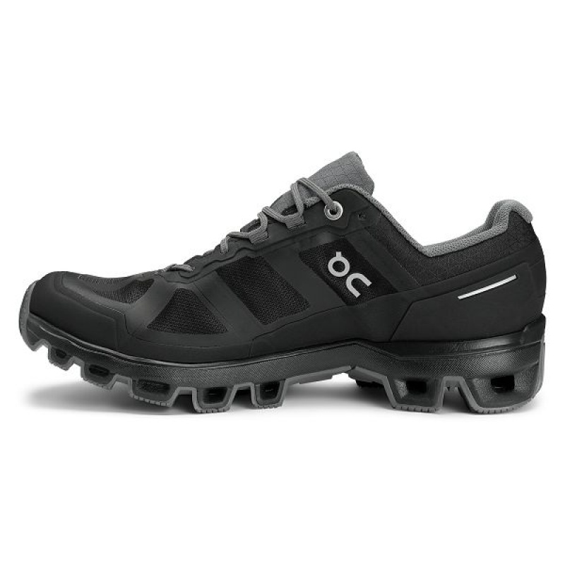 Women's On Running Cloudventure Waterproof 2 Hiking Shoes Black | 2459786_MY
