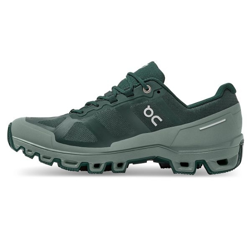 Women's On Running Cloudventure Waterproof 2 Hiking Shoes Green | 6827945_MY