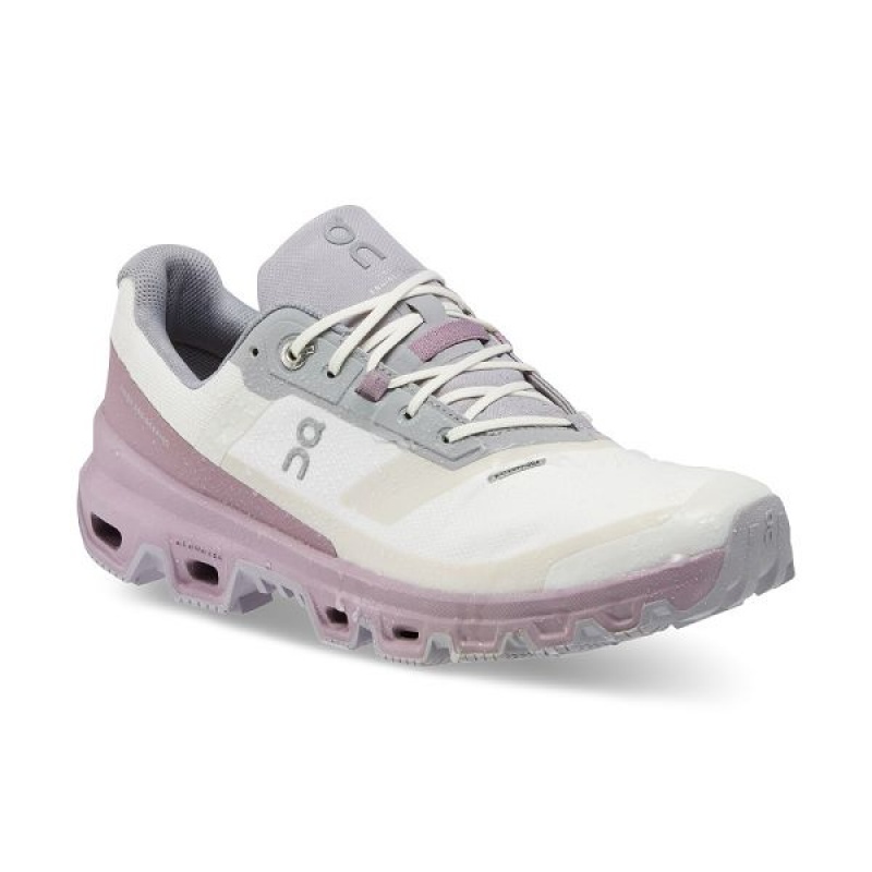 Women's On Running Cloudventure Waterproof Hiking Shoes Grey / Purple | 8074592_MY