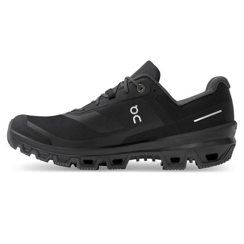 Women's On Running Cloudventure Waterproof Hiking Shoes Black | 4860139_MY
