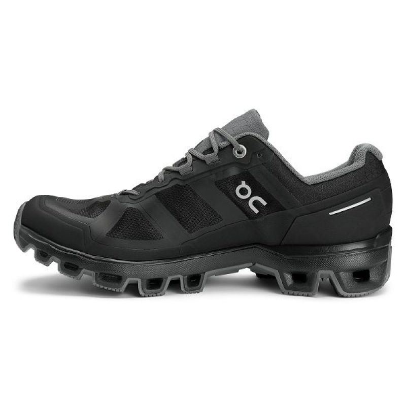 Women's On Running Cloudventure Waterproof 2 Trail Running Shoes Black | 8057391_MY