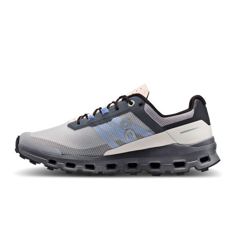 Women's On Running Cloudvista Trail Running Shoes Grey / Black | 8710592_MY