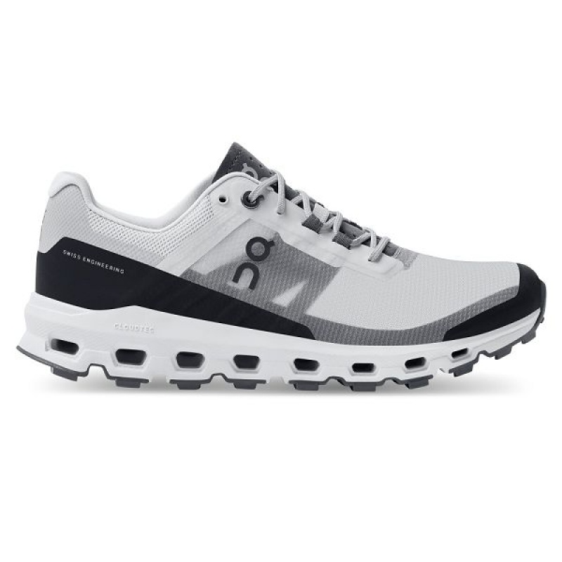 Women\'s On Running Cloudvista Trail Running Shoes Grey / Black | 6290873_MY