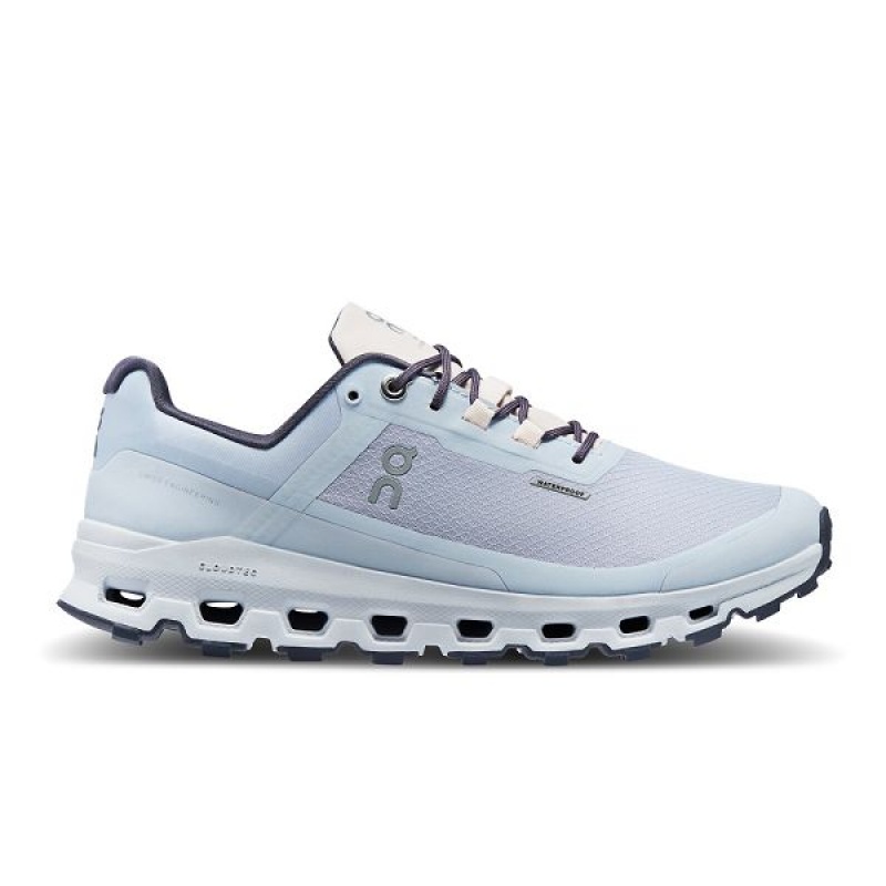 Women\'s On Running Cloudvista Waterproof Hiking Shoes Purple / Blue | 9823104_MY