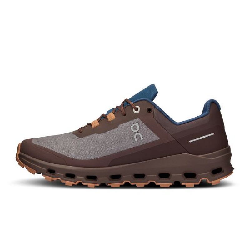 Women's On Running Cloudvista Waterproof Hiking Shoes Chocolate | 2194865_MY