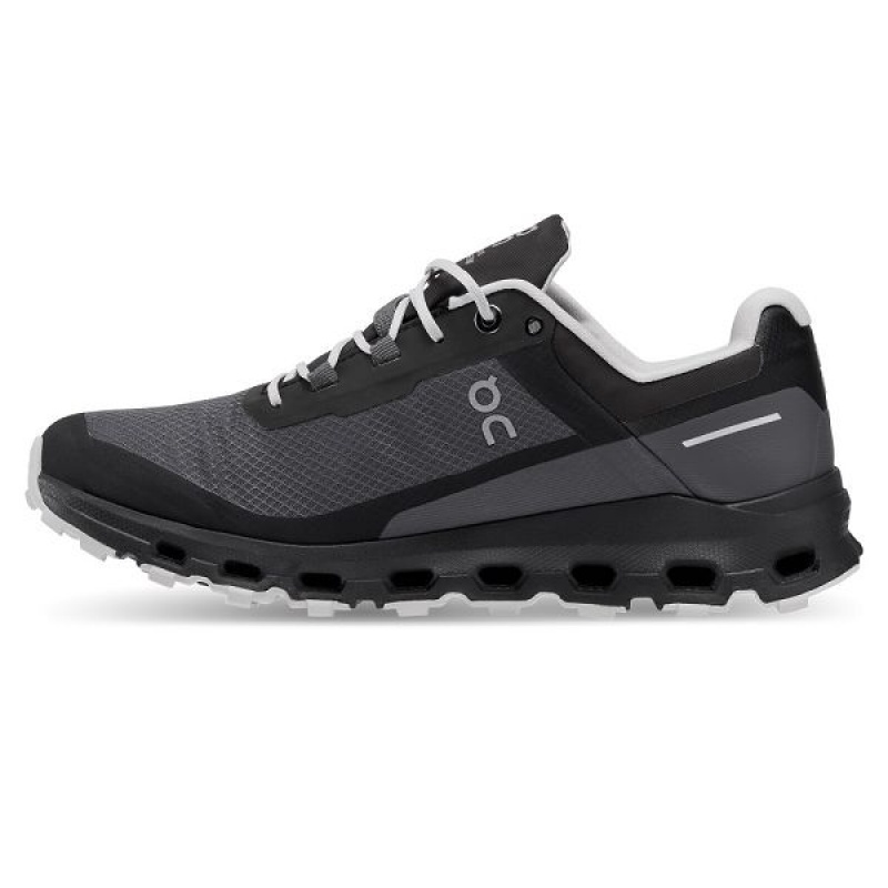 Women's On Running Cloudvista Waterproof Trail Running Shoes Grey / Black | 9701382_MY