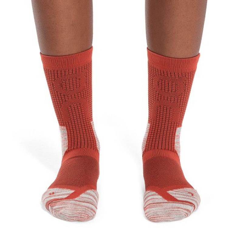 Women's On Running Explorer Merino Socks Red | 8094621_MY
