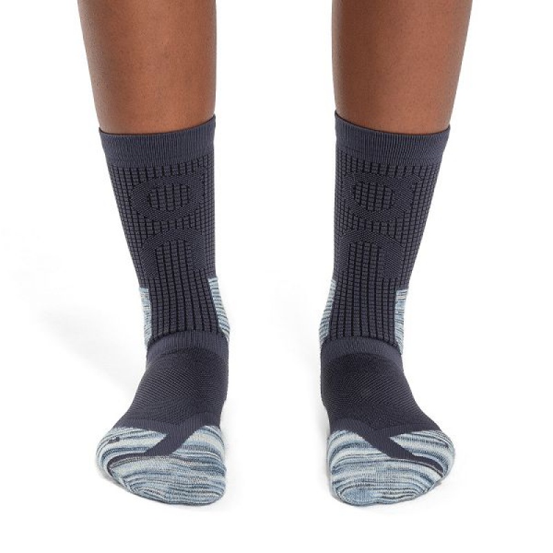 Women's On Running Explorer Merino Socks Navy | 5629718_MY