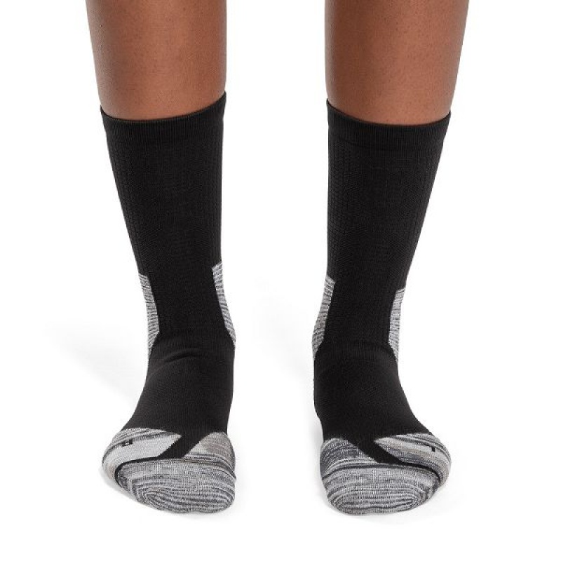 Women's On Running Explorer Merino Socks Black | 3814675_MY