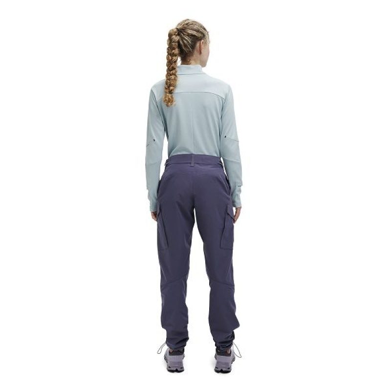 Women's On Running Explorer Pants Navy | 8749215_MY