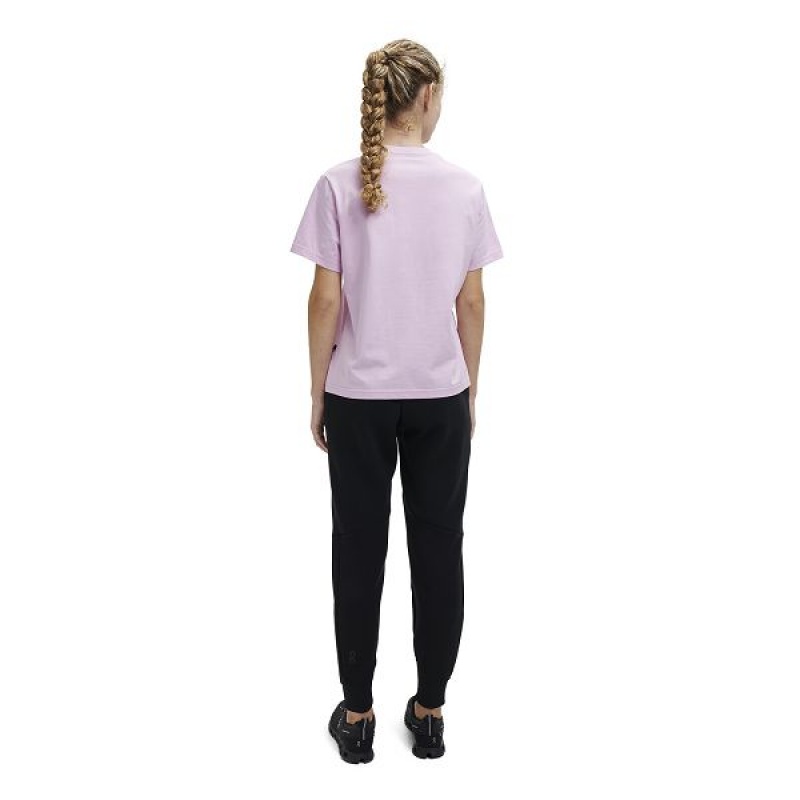 Women's On Running Graphic-T 1 T Shirts Pink | 6273915_MY