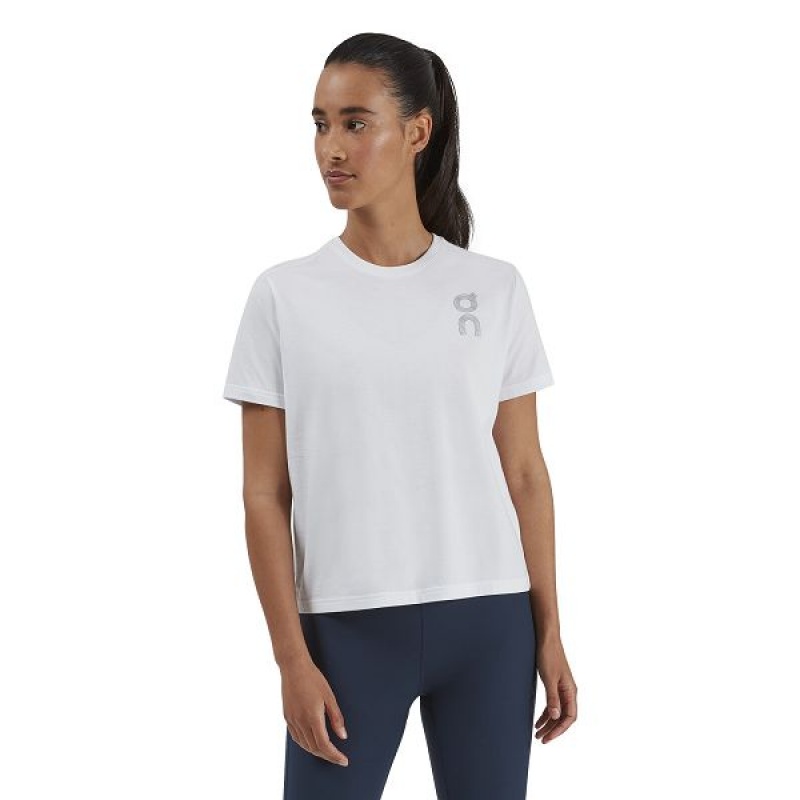 Women\'s On Running Graphic-T 1 T Shirts White | 9476153_MY