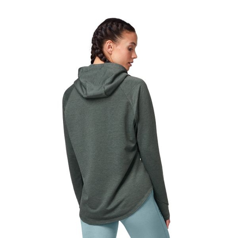 Women's On Running Hoodie 1 Hoodies Green | 3174629_MY