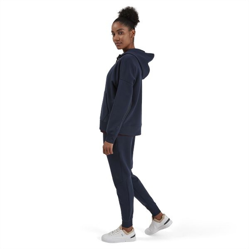 Women's On Running Hoodie 2 Hoodies Navy | 9142805_MY