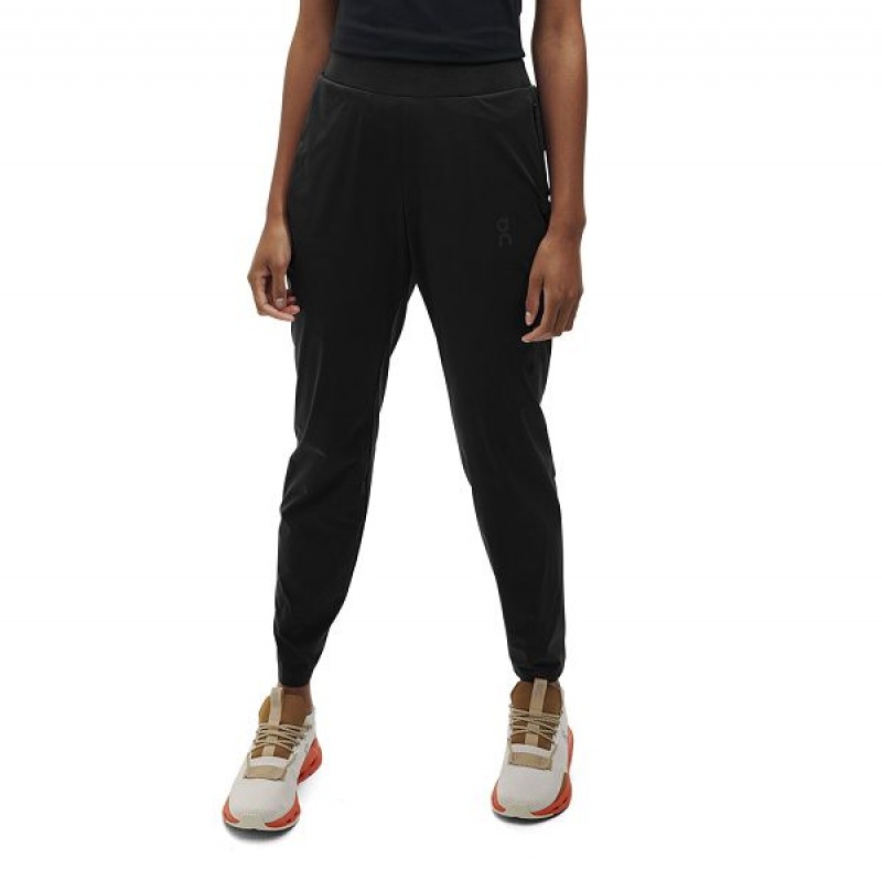 Women\'s On Running Lightweight Pants Black | 1645927_MY