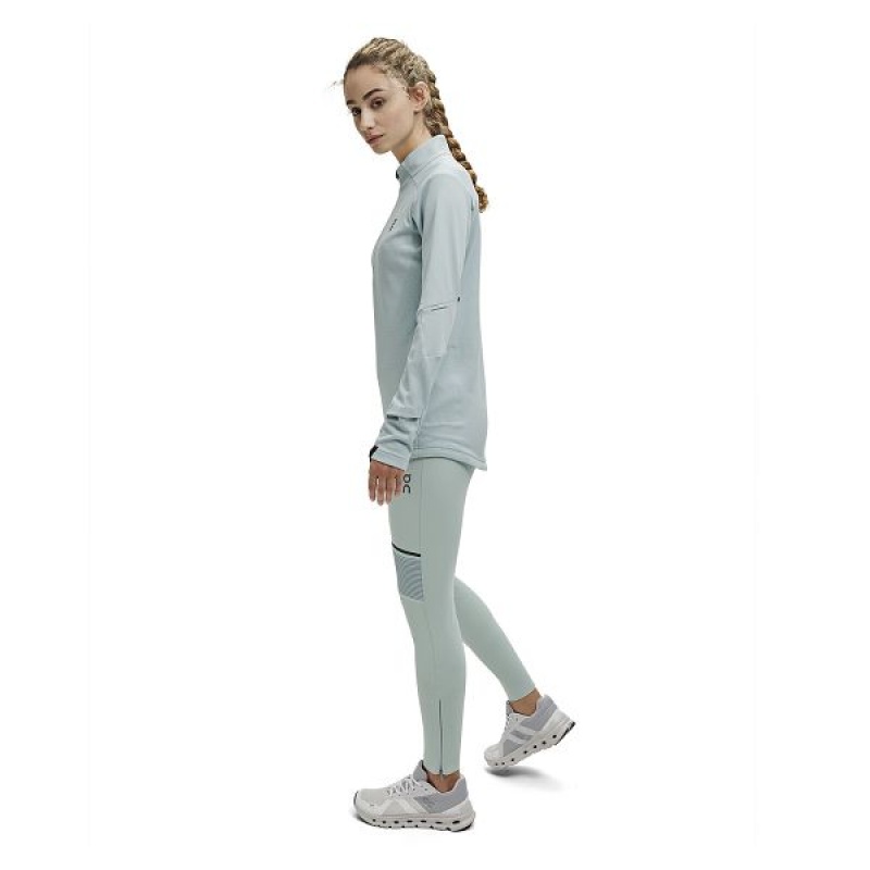 Women's On Running Long 2 Pants Green | 6038745_MY